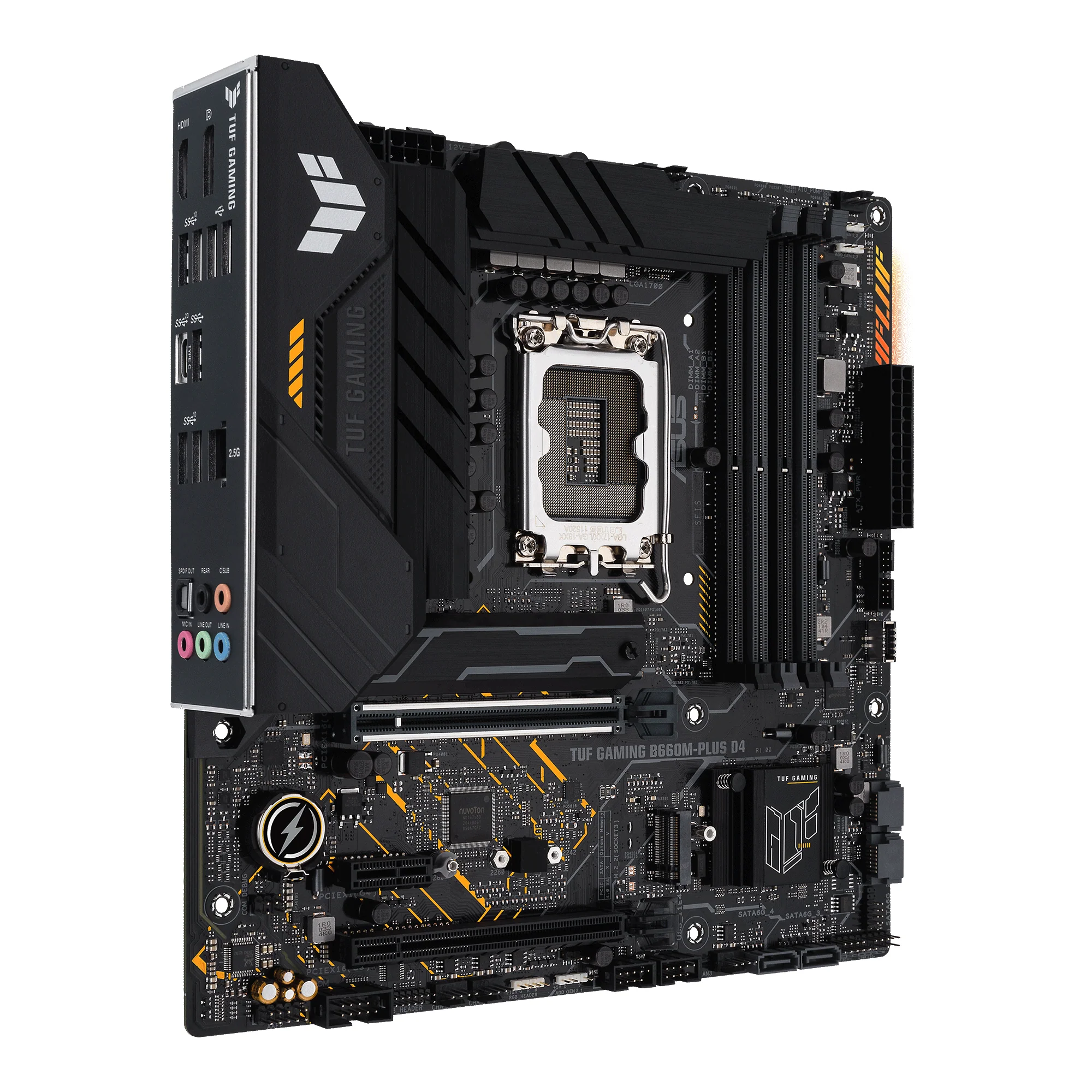 ASUS TUF GAMING B660M-PLUS D4 (mATX. B660. LGA 1700. DDR4)