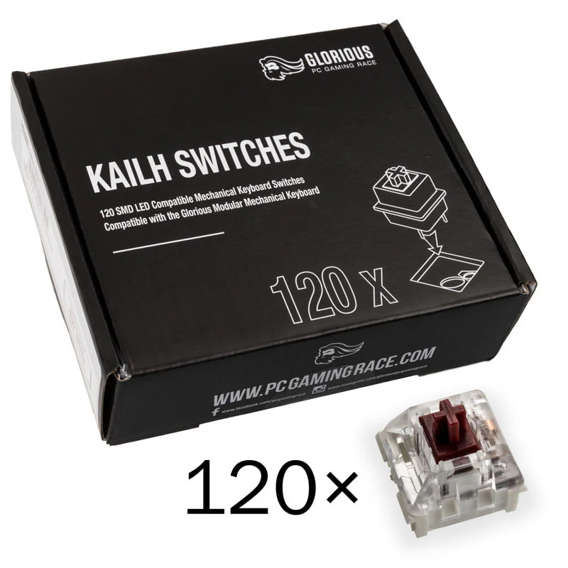 Glorious Kailh Speed– Copper Switches (120 Stück)