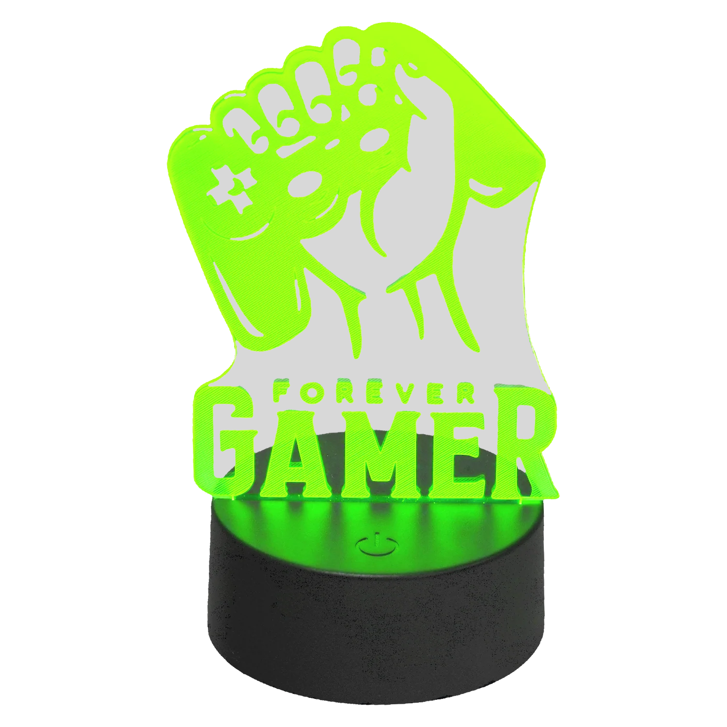 Geekd Gaming 3D-Lampe – FOREVER GAMER