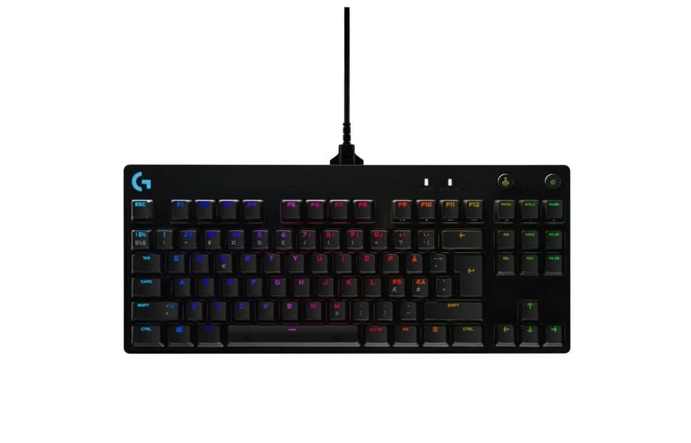 Mechanische Gaming-Tastatur Logitech G PRO– SCHWARZ– USB– NORDIC