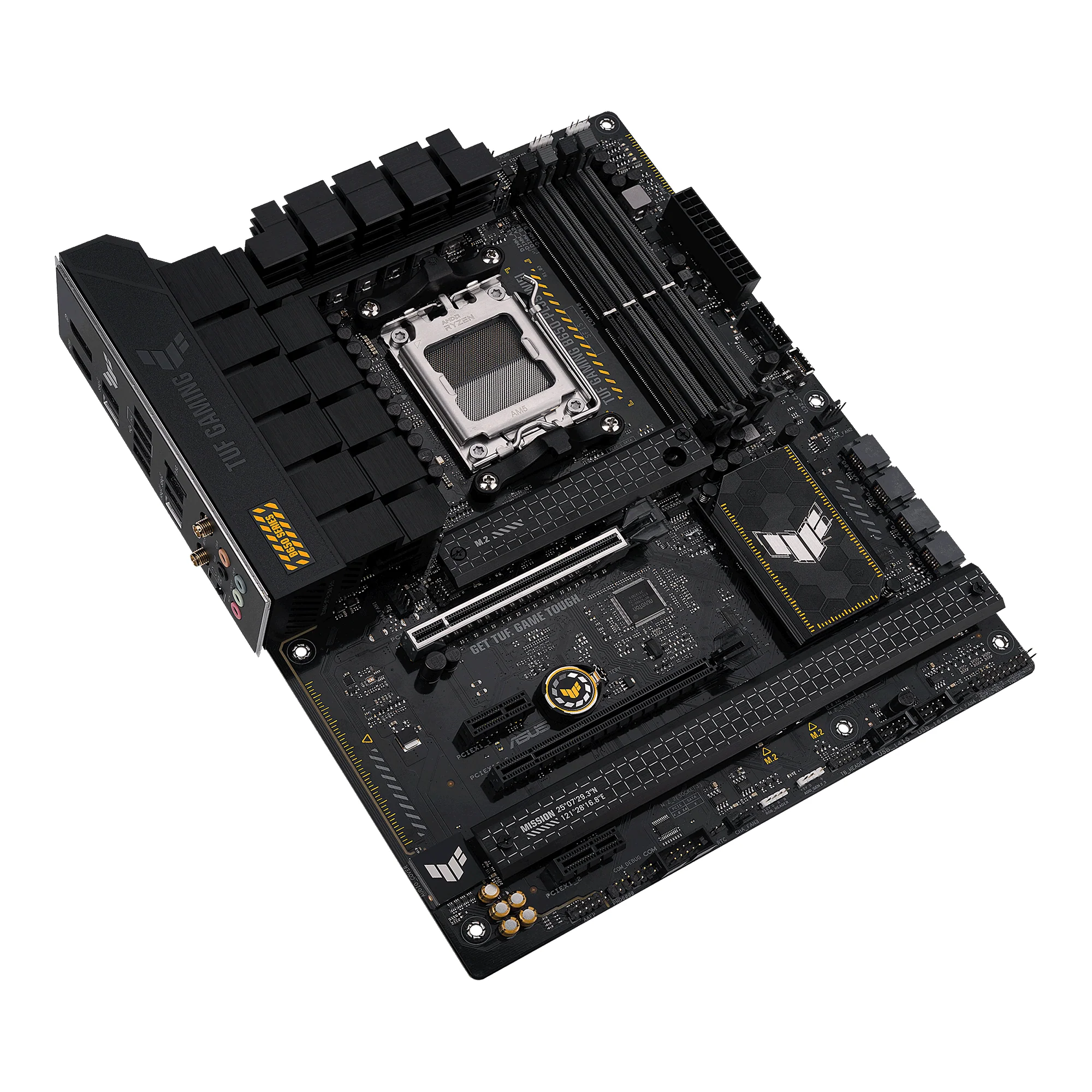 ASUS TUF GAMING B650-PLUS WIFI. Mainboard (black/light orange)