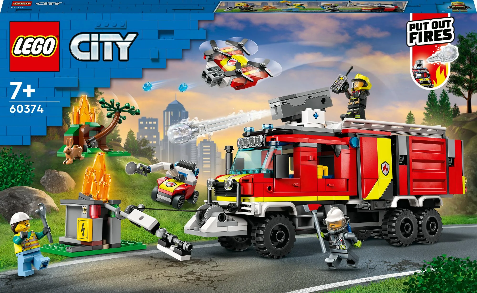 LEGO 60374 City Fire Brigade Command Vehicle