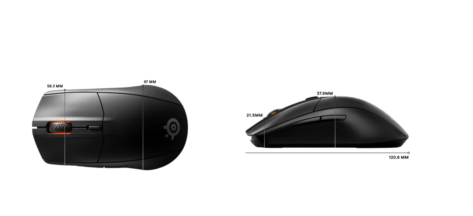 Steelseries– Rival 3 Wireless– Gaming-Maus