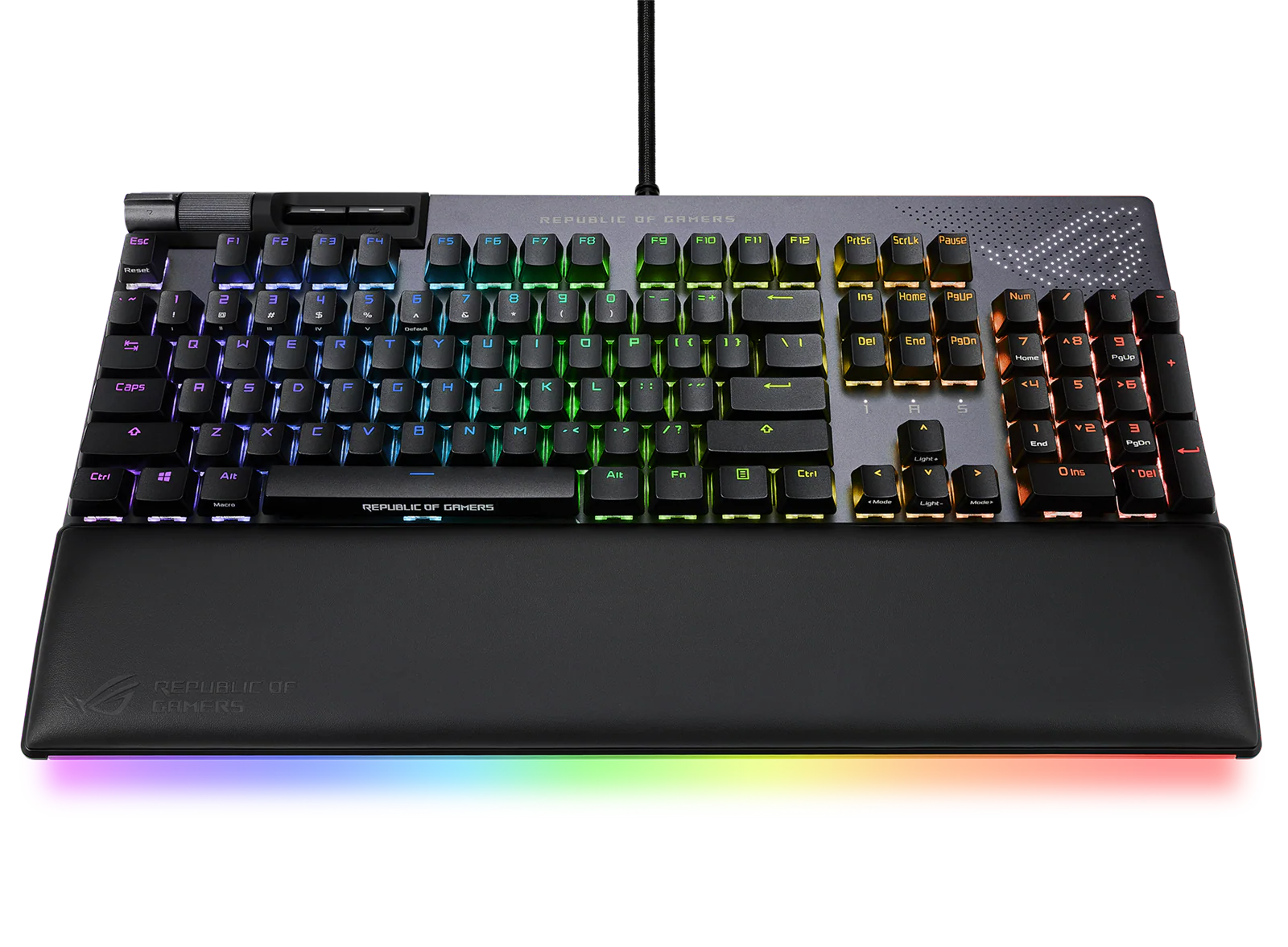 ASUS ROG Strix FLARE II ANIMATE PBT-Gaming-Tastatur (NX Red Switches)