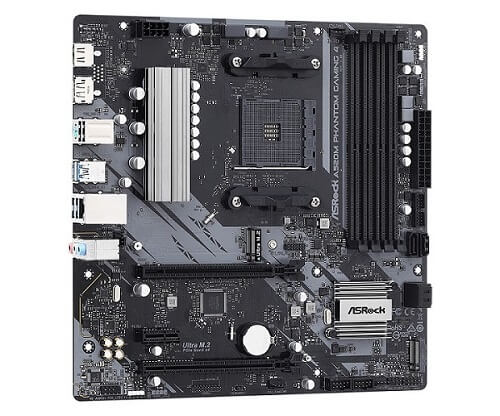 ASRock A520M Phantom Gaming 4 - mATX - A520  - Bundkort- AM4 - bundkort