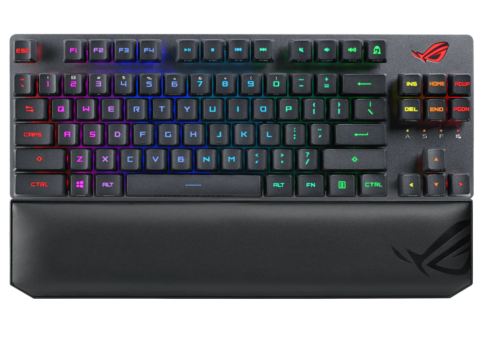 ASUS ROG Strix Scope RX TKL Deluxe kabellose Gaming-Tastatur (RX optische mechanische Schalter)