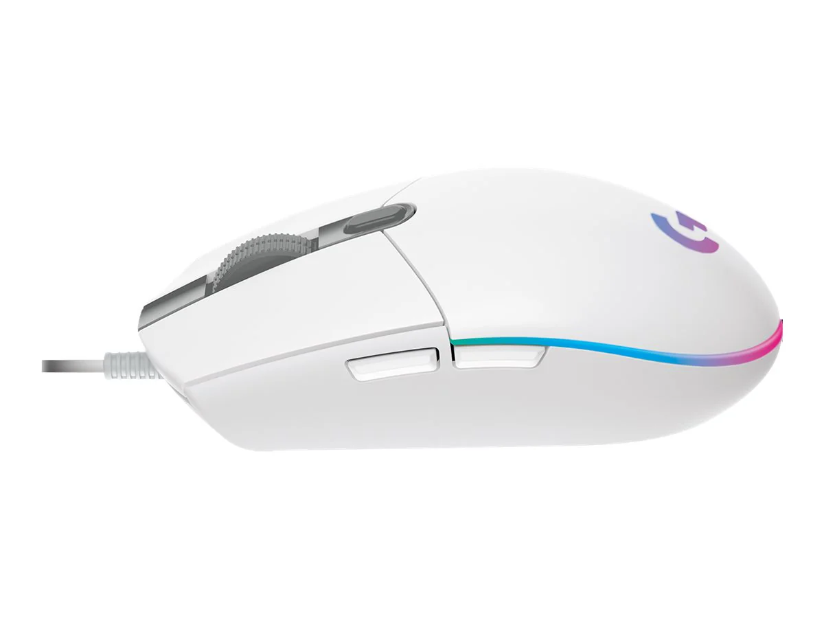 Logitech Gaming Mouse G102 LIGHTSYNC optisches Kabel weiß