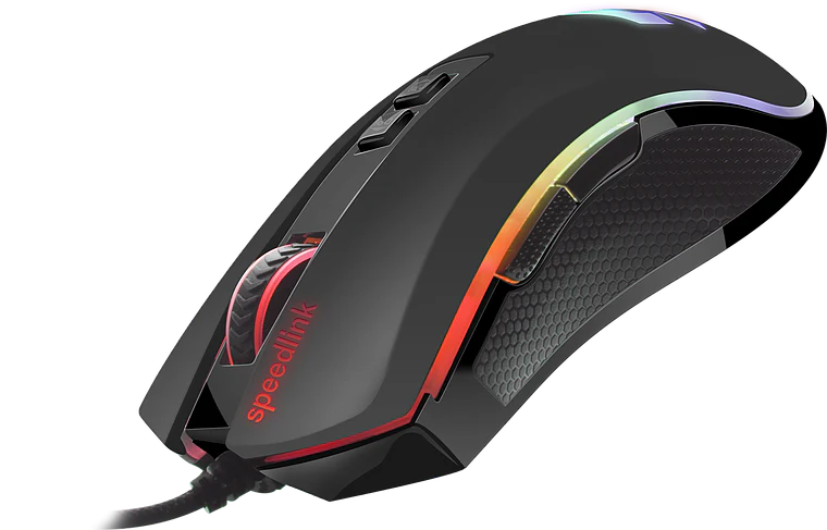 SpeedLink ORIOS RGB Gaming-Maus / Schwarz