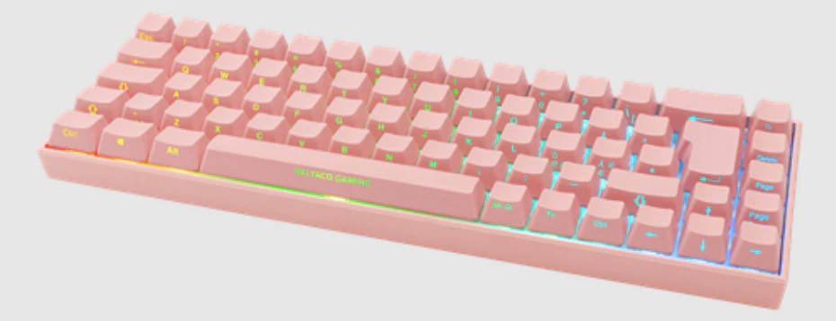 DELTACO GAMING PK95 Tastatur Mekanisk RGB Trådløs Kabling Nordisk