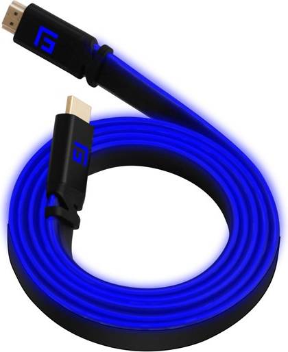 FLOATING GRIP 1.5M HIGH-SPEED LED HDMI CABLE V2.1 - BLUE