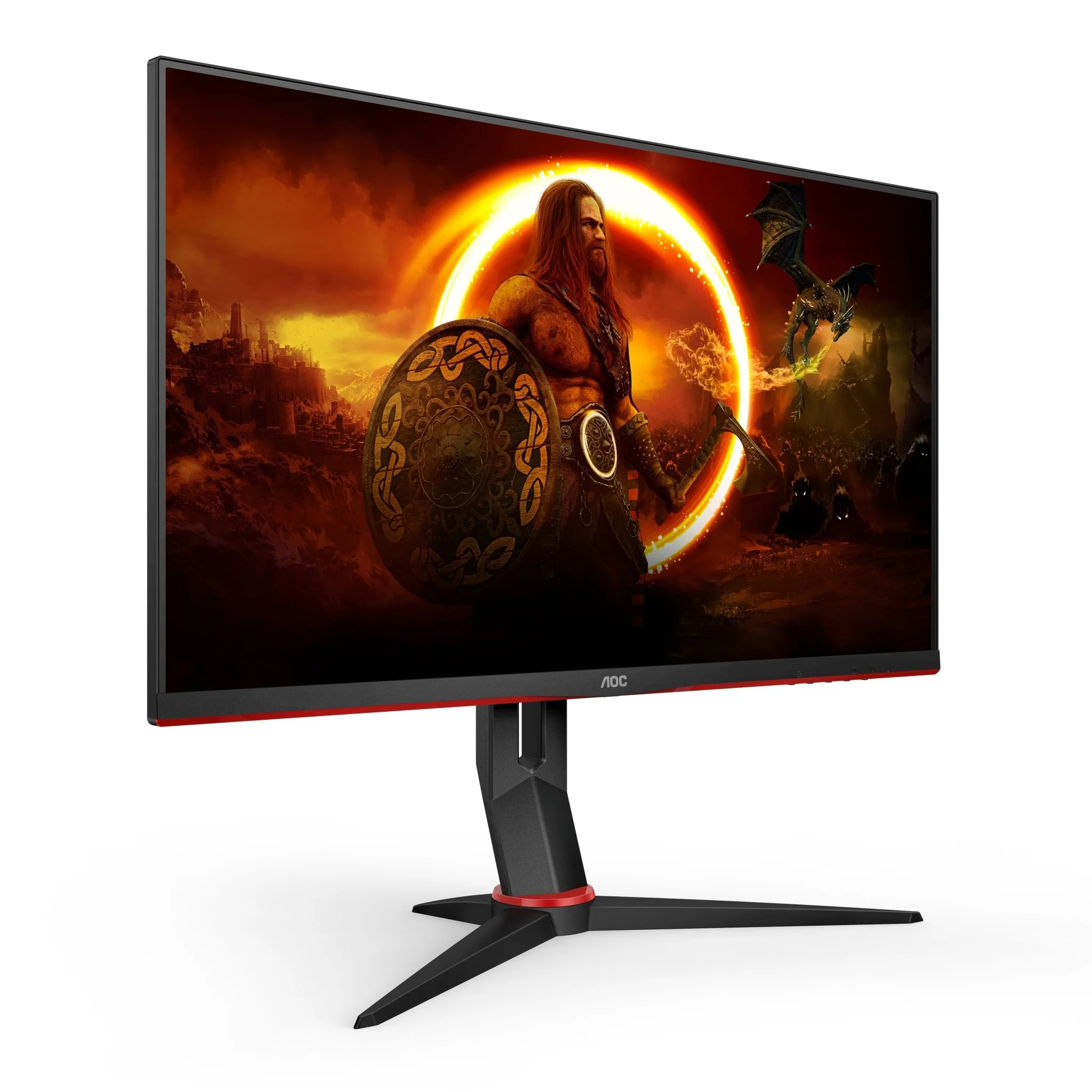 AOC Gaming Q27G2U/BK 27 2560 x 1440 HDMI DisplayPort 144Hz Pivot-Monitor