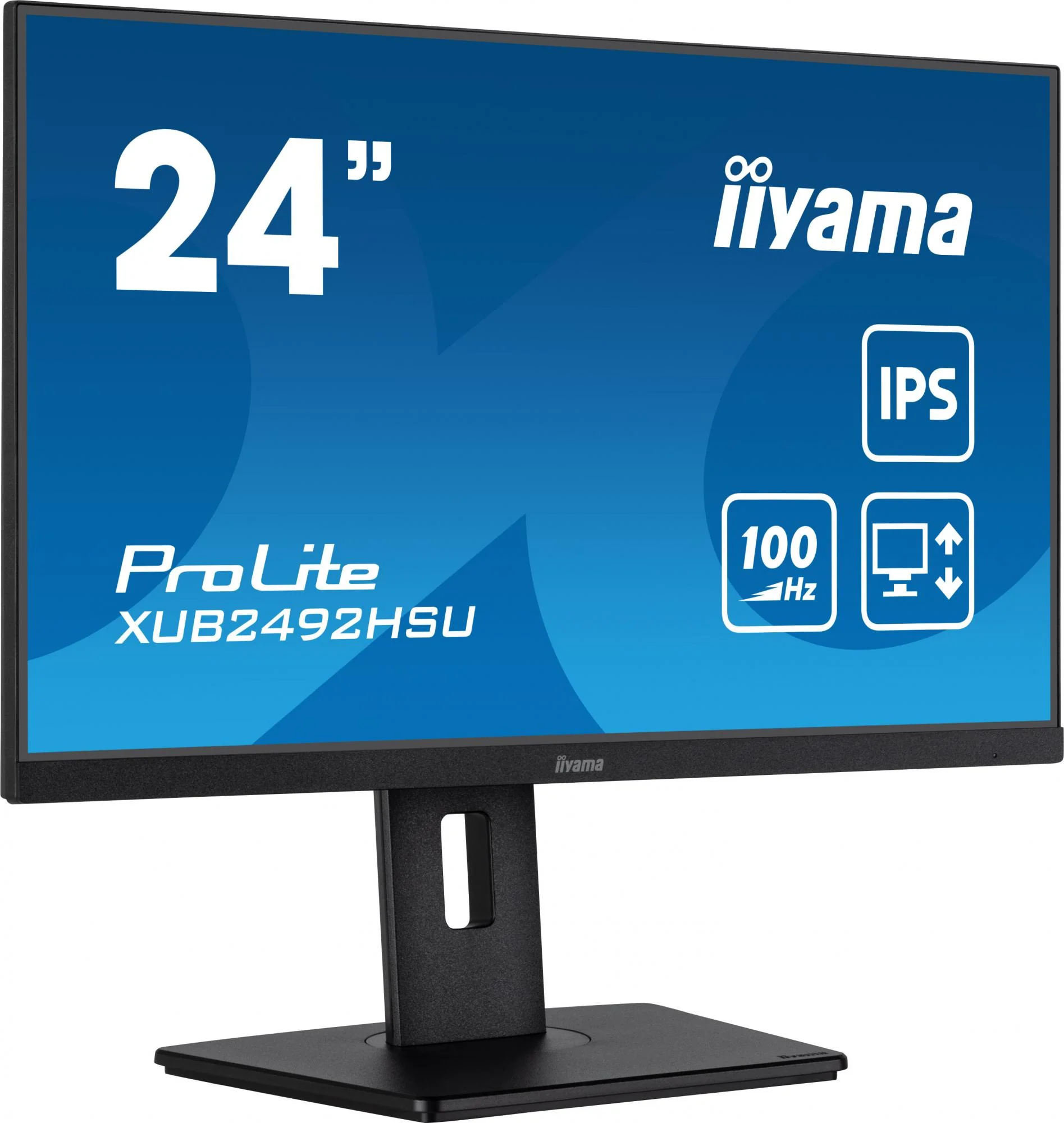 iiyama ProLite XUB2492HSU-B6 24 1920 x 1080 (Full HD) HDMI DisplayPort 100Hz Pivot Skærm