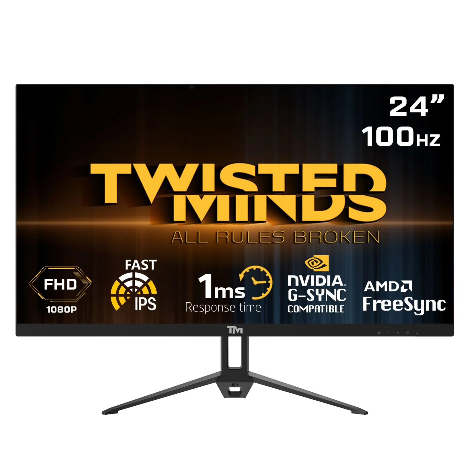 TWISTED MINDS FLAT GAMING MONITOR 24 FHD - 100HZ