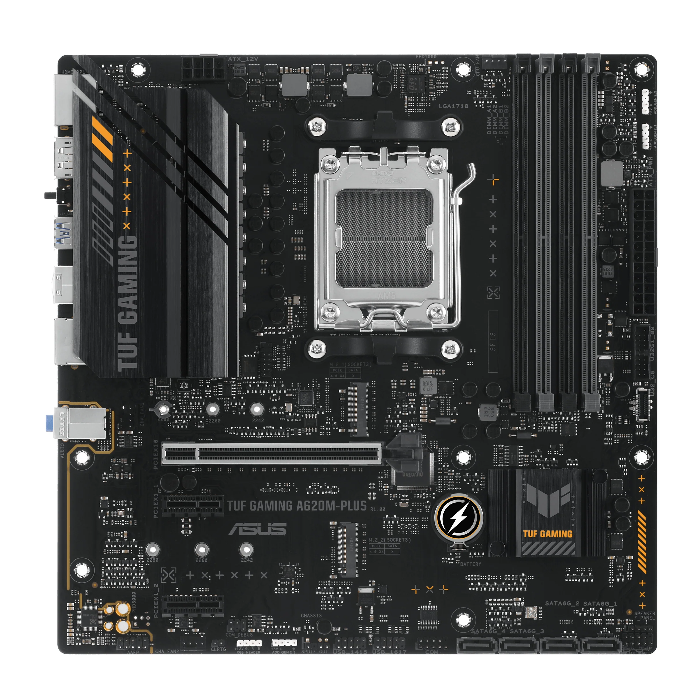 ASUS TUF GAMING A620M-PLUS (mATX. A620. AM5. DDR5)