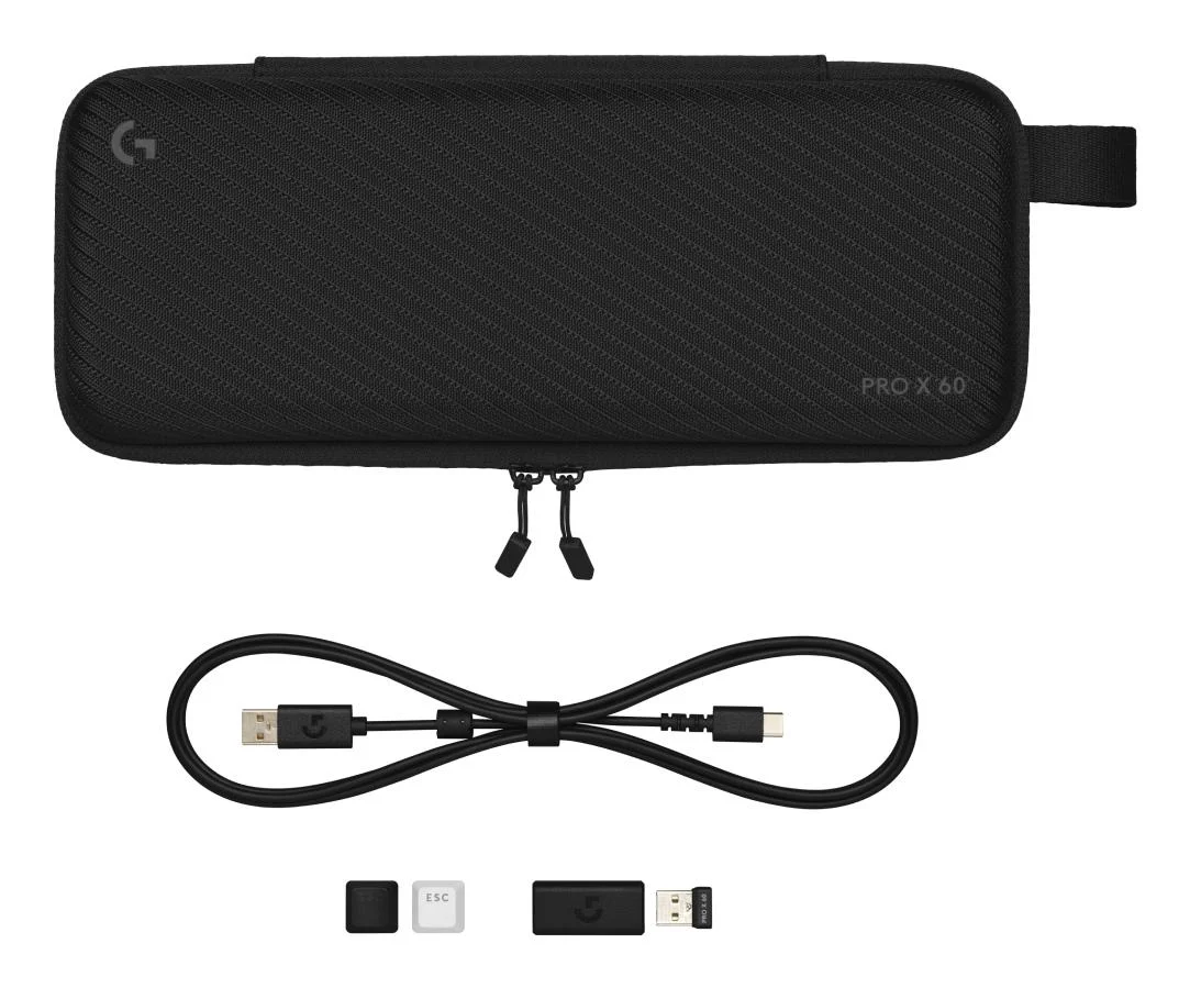 Logitech - G PRO X 60 LIGHTSPEED Wireless Gaming Keyboard - Nordic