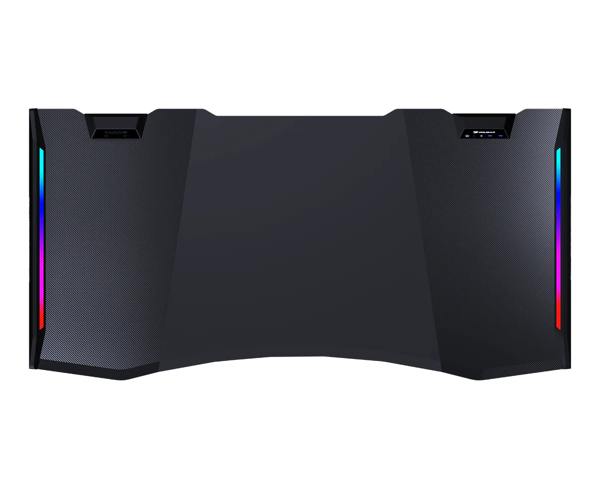 Cougar Gaming-Tisch Mars. Led-Licht schwarz