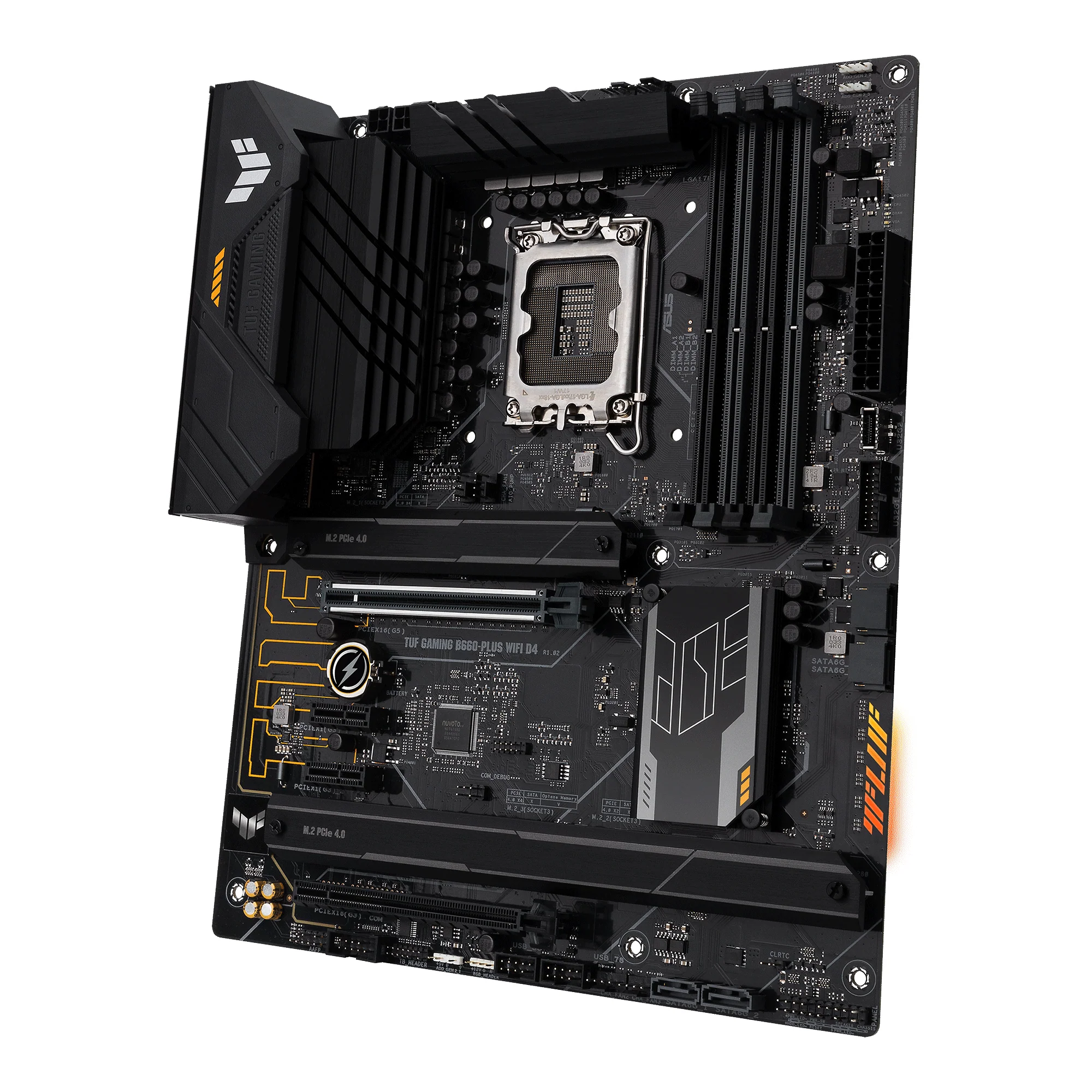ASUS TUF GAMING B660-PLUS WIFI D4 (ATX. B660. LGA 1700. DDR4)