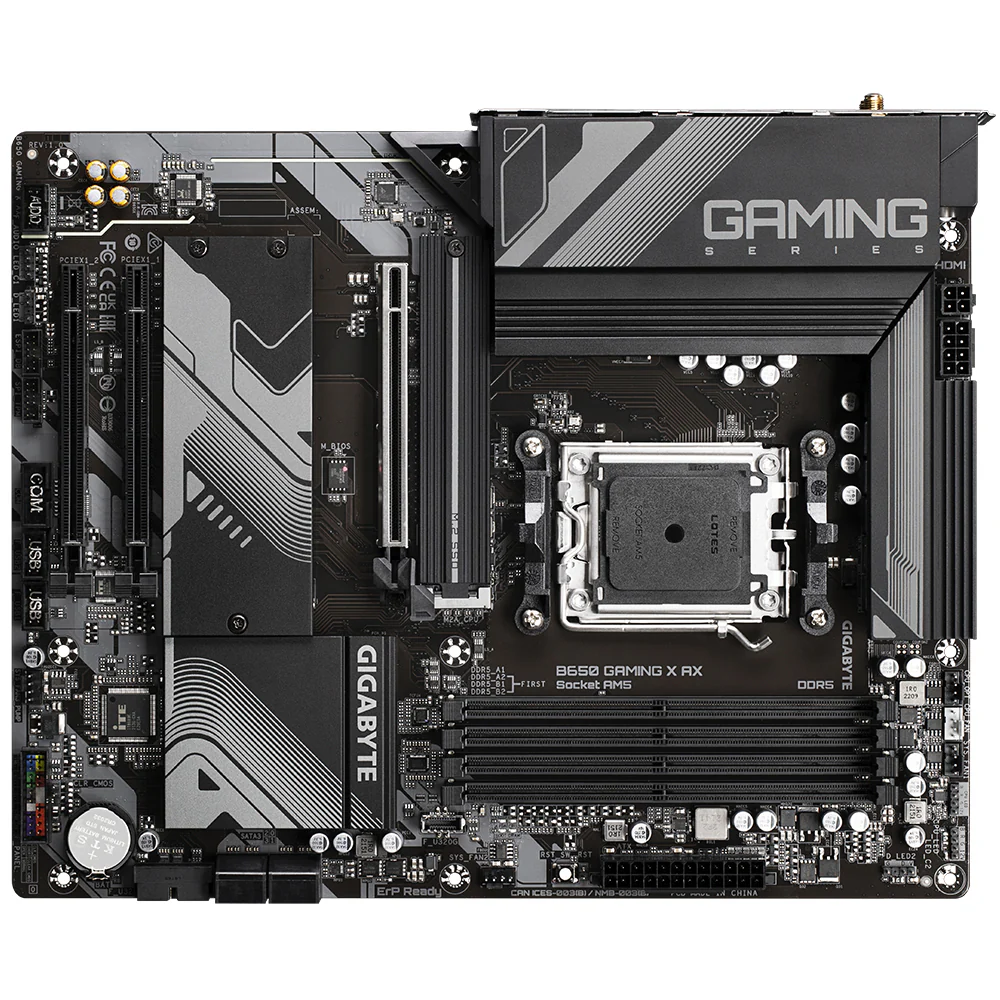 GIGABYTE B650 GAMING X AX Motherboard – AMD B650 – AMD AM5-Sockel – DDR5 RAM – ATX