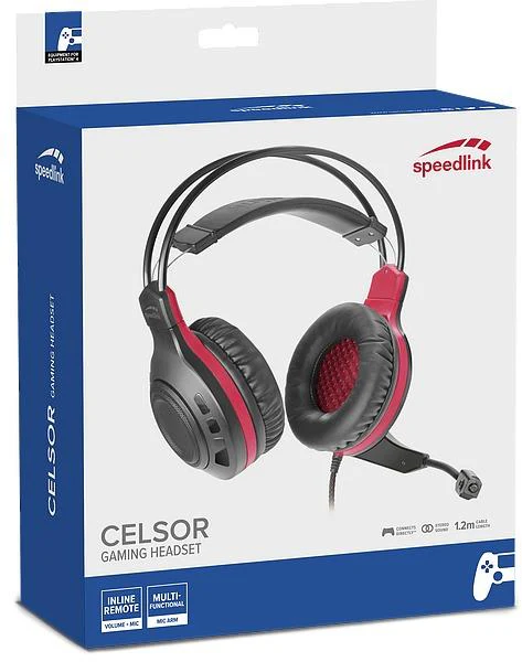SpeedLink – CELSOR Gaming Headset – für PC/PS5/PS4/Xbox SeriesX/S/Switch. schwarz