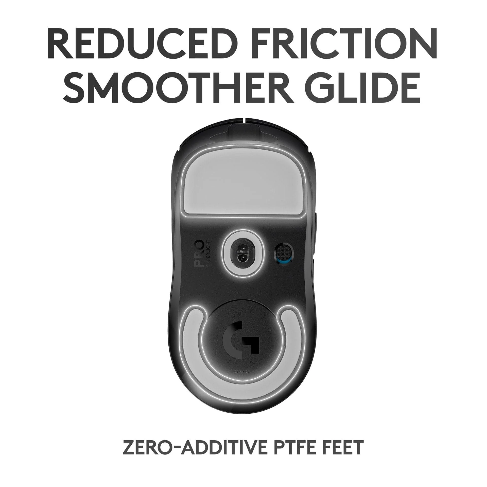 Logitech - PRO X SUPERLIGHT Kabellose Gaming-Maus - Schwarz