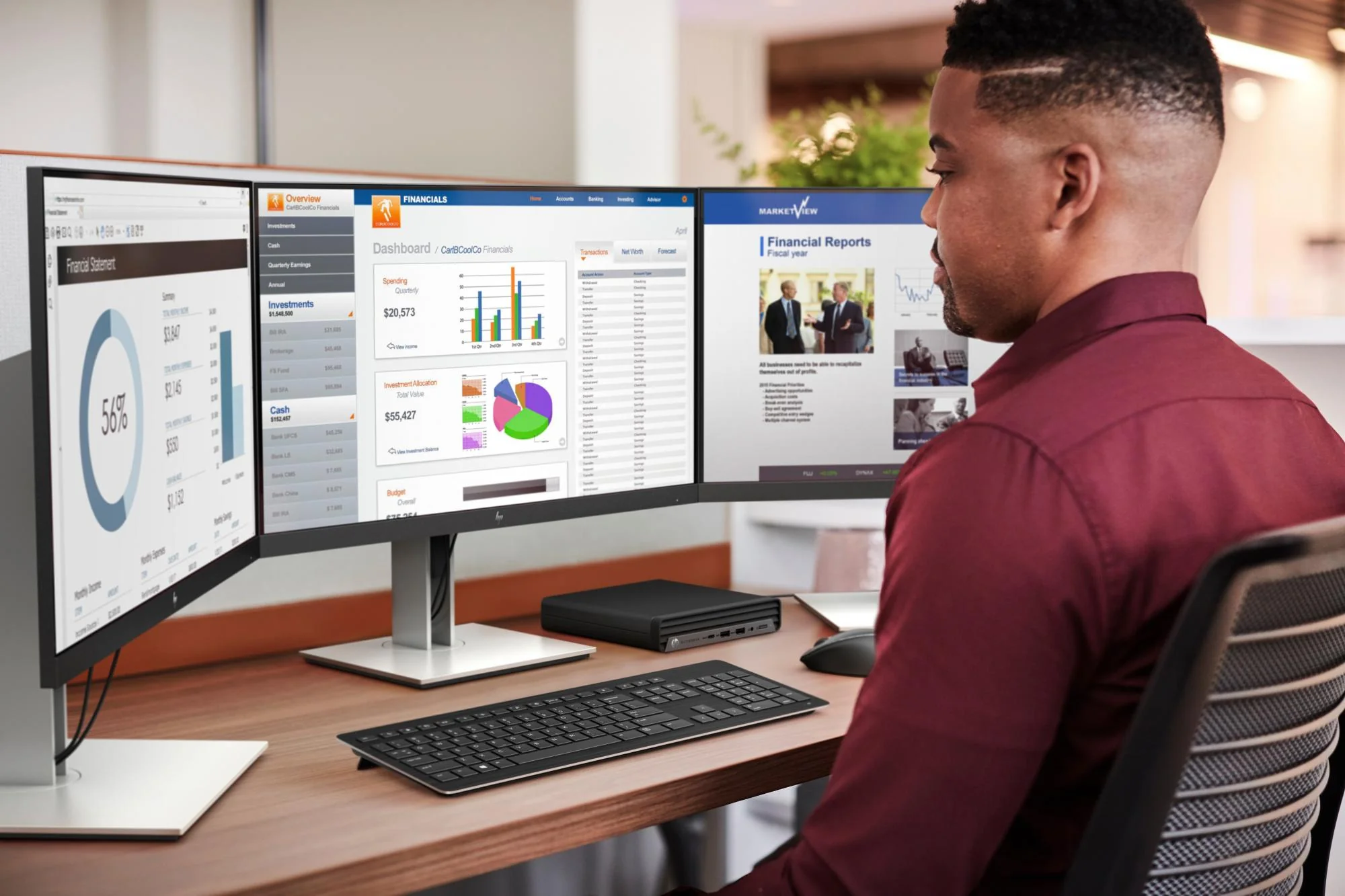 HP E24 G4 23.8 1920 x 1080 VGA (HD-15) HDMI DisplayPort 60Hz Pivot Skærm (Uden Stander)