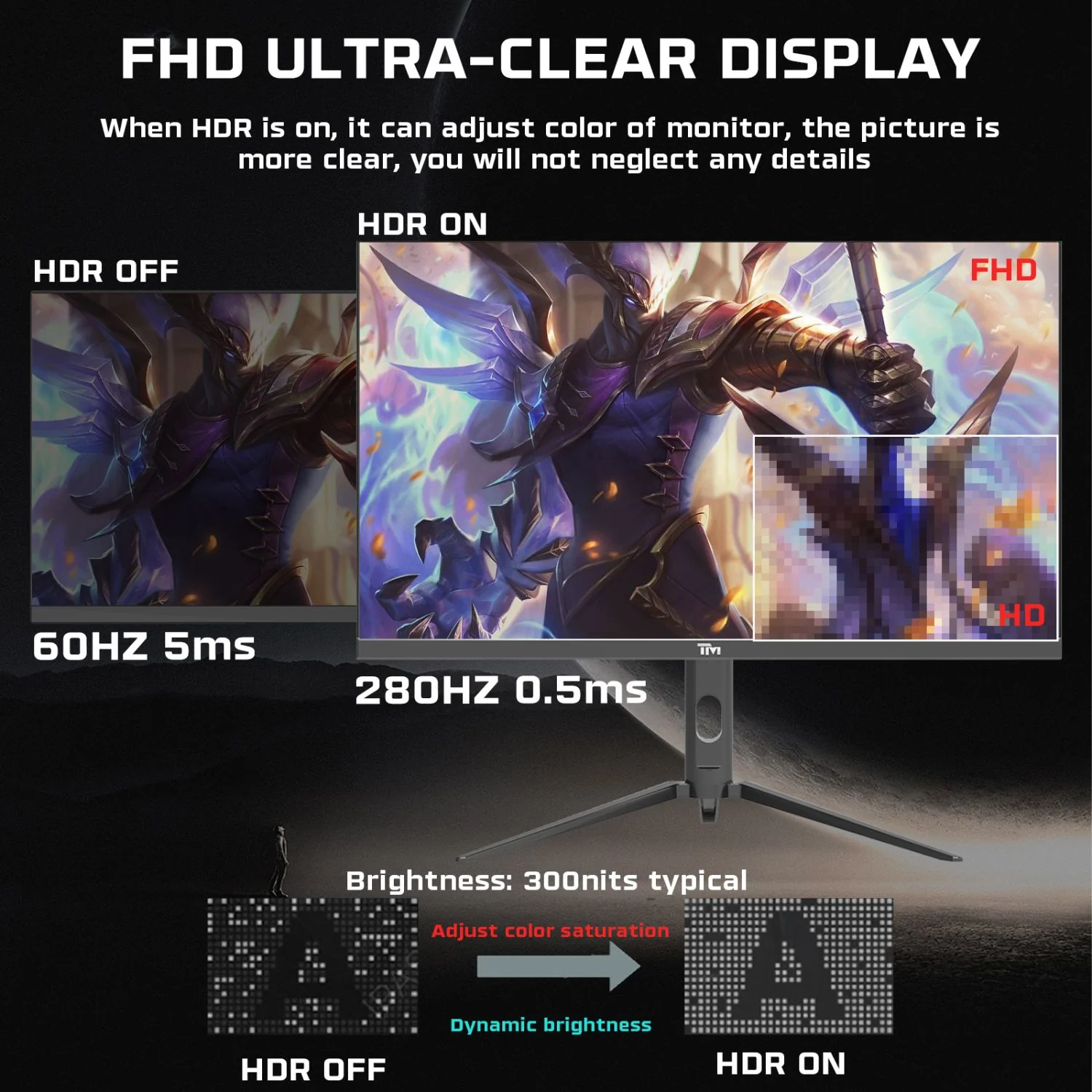 TWISTED MINDS SUPREME SERIES FLAT 27 FHD - 280HZ