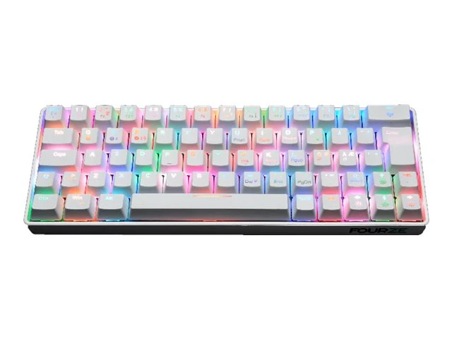Fourze GK60 Gaming Keyboard. 60% Hvid