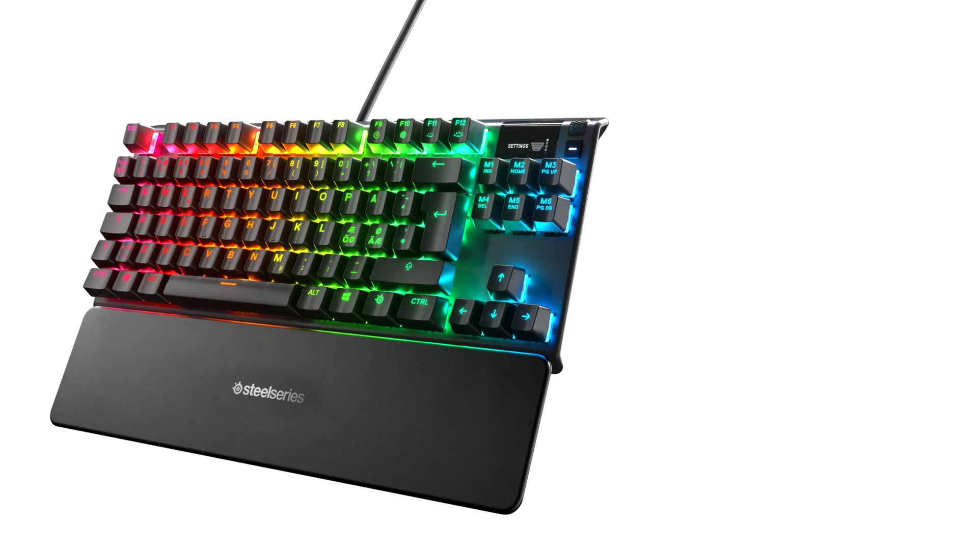 SteelSeries– Apex 7 TKL Gaming-Tastatur– roter Schalter– nordisches Layout