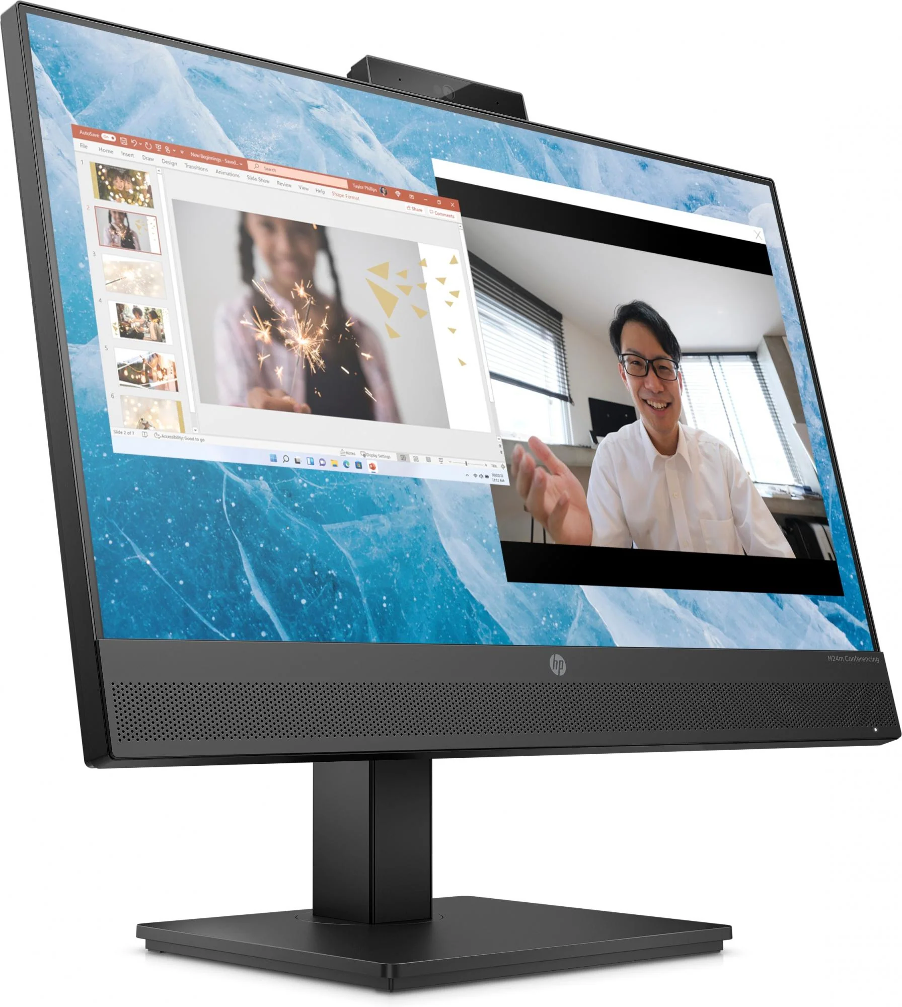 HP M24m Conferencing Monitor 24 1920 x 1080 (Full HD) HDMI DisplayPort USB-C 75Hz