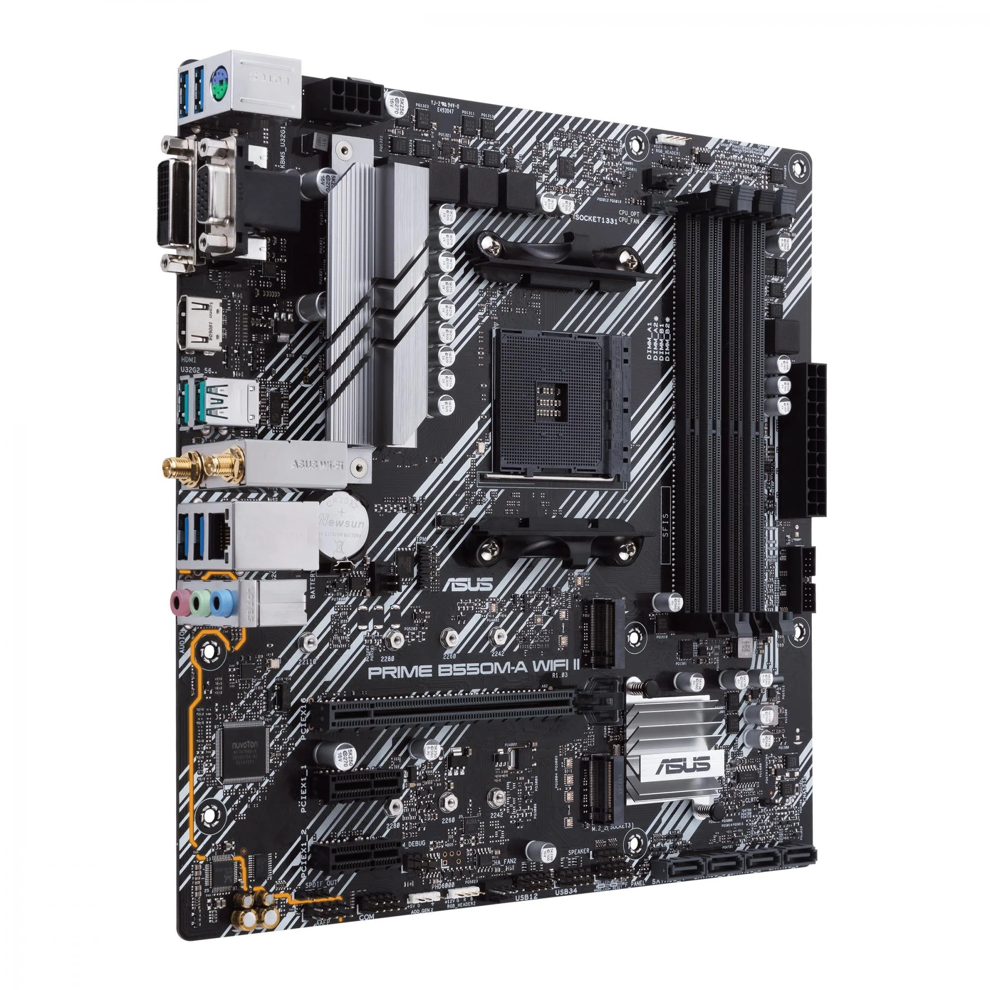ASUS PRIME B550M-A (WI-FI) II (mATX. B550. AM4)