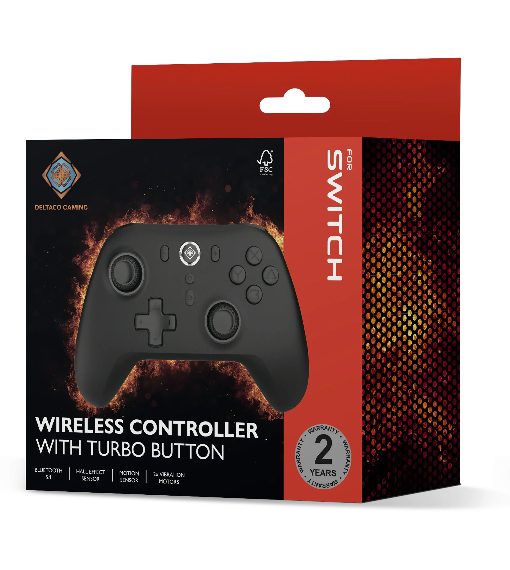 Deltaco - Wireless Switch Gamepad med Bluetooth 5.1