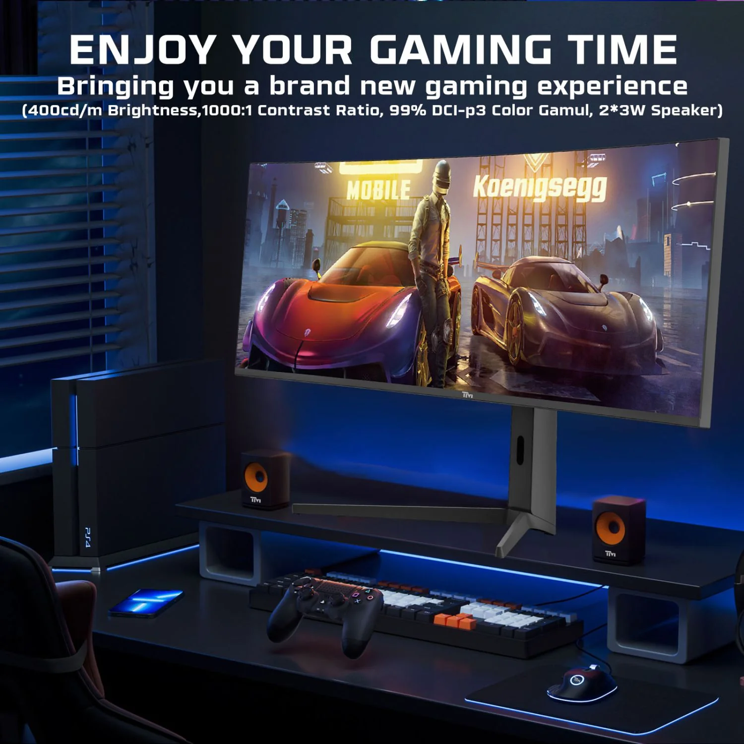 TWISTED MINDS CURVE GAMING MONITOR 49 5K/2K - 75HZ