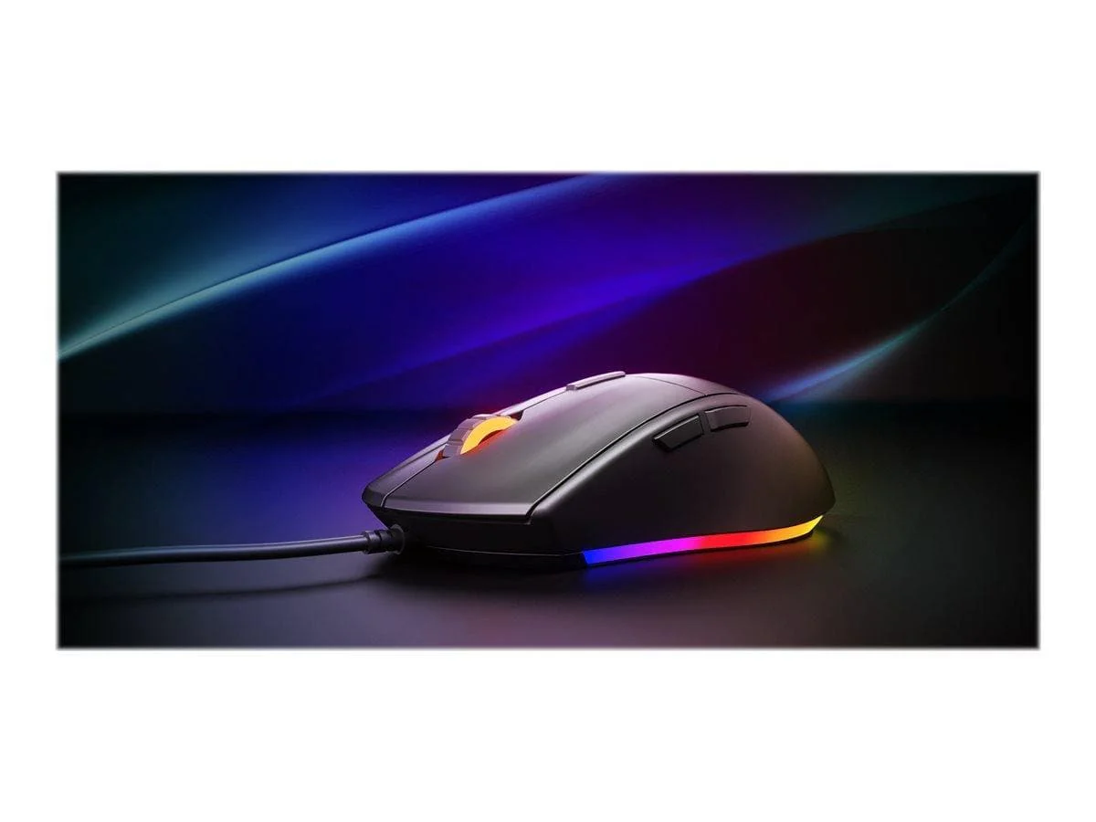 Cougar Minos XT Optisches Kabel Schwarze Gaming-Maus