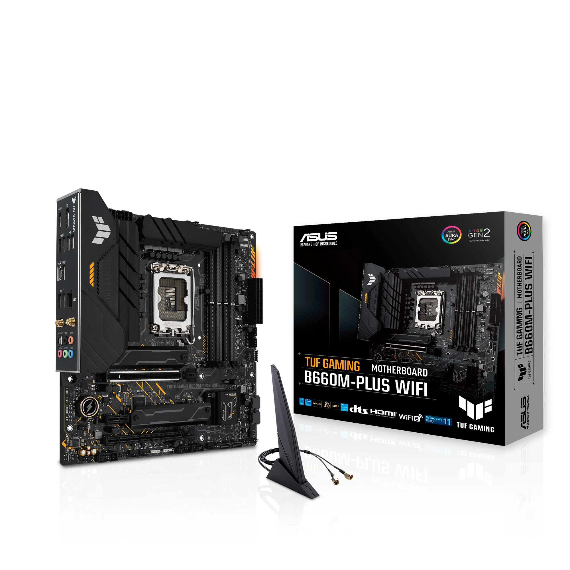 ASUS TUF GAMING B660M-PLUS WIFI (mATX. B660. LGA 1700. DDR5)