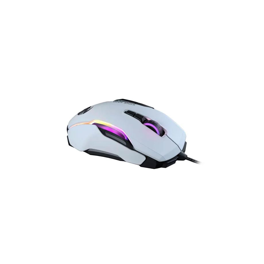 Roccat Kone AIMO Remastered RGBA Gaming-Maus– Weiß