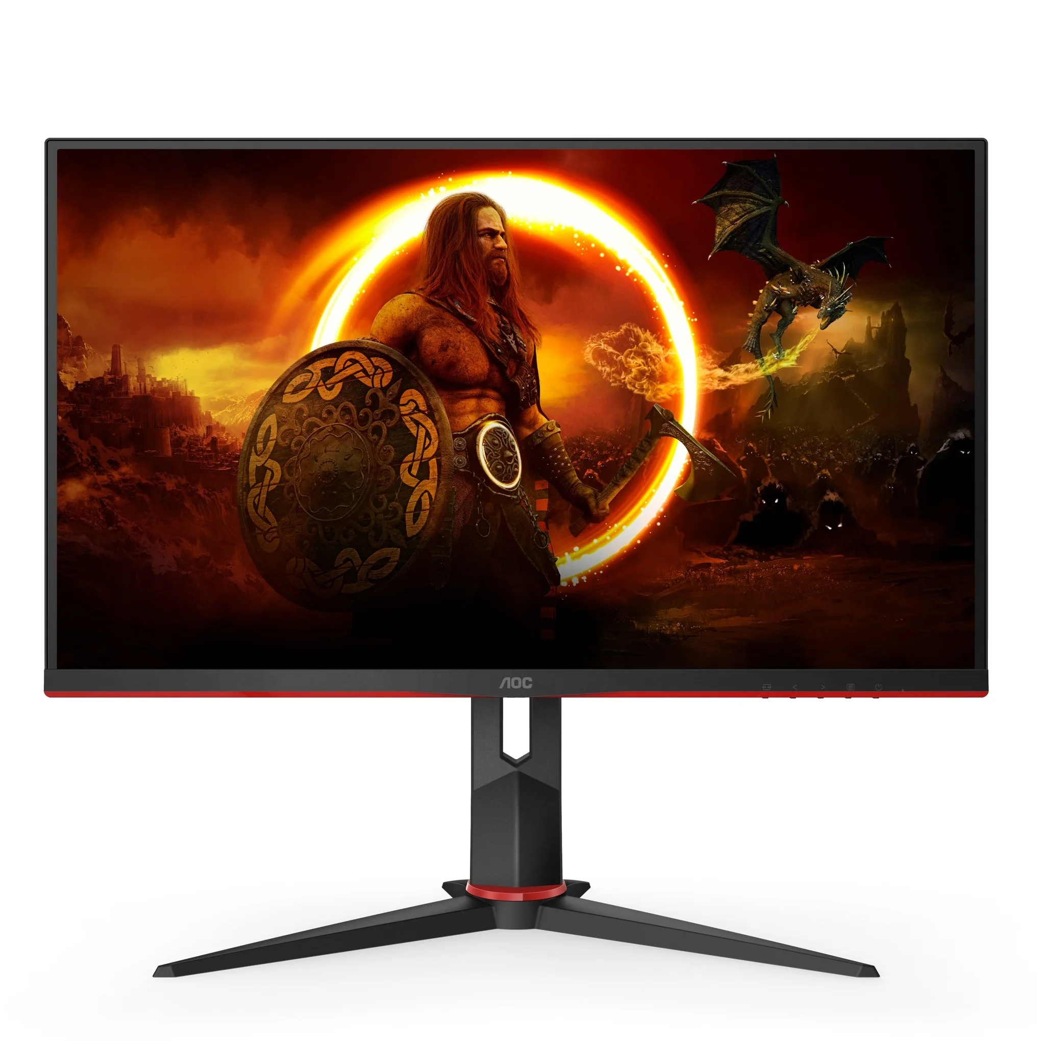 AOC Gaming Q27G2U/BK 27 2560 x 1440 HDMI DisplayPort 144Hz Pivot-Monitor