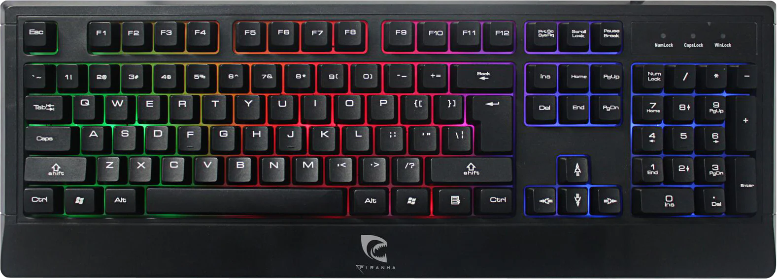 Piranha Gaming-Tastatur K20 Gaming-Tastatur