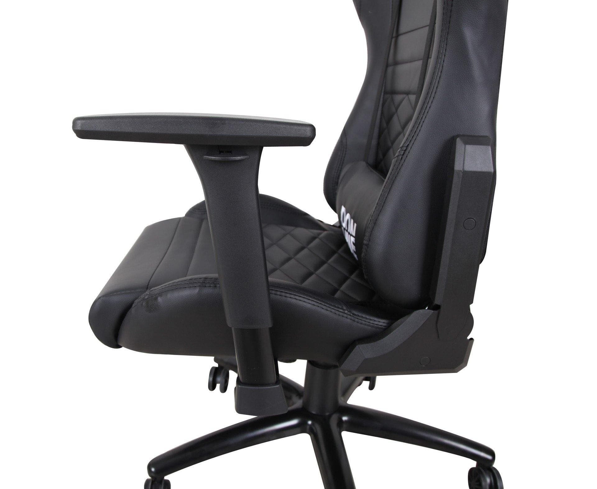 DON ONE -GC300 Gaming-Stuhl– Schwarz– PU-Leder– Bis zu 120 kg