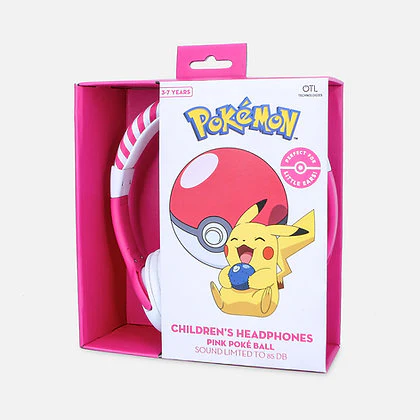 OTL - Junior Headphones - Pokemon Pokeball Pink (PK0842)