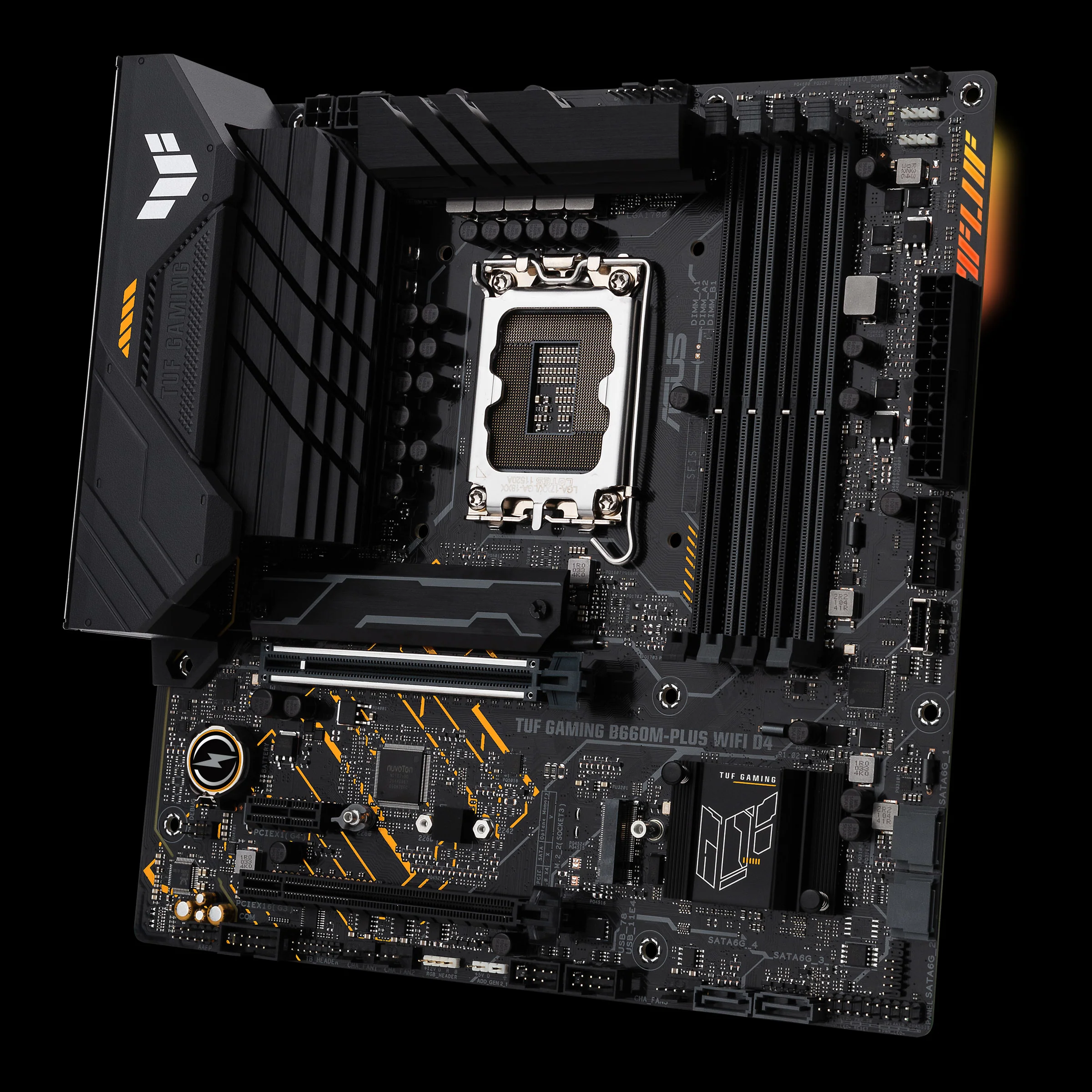ASUS TUF GAMING B660M-PLUS WIFI D4 (mATX. B660. LGA 1700. DDR4)