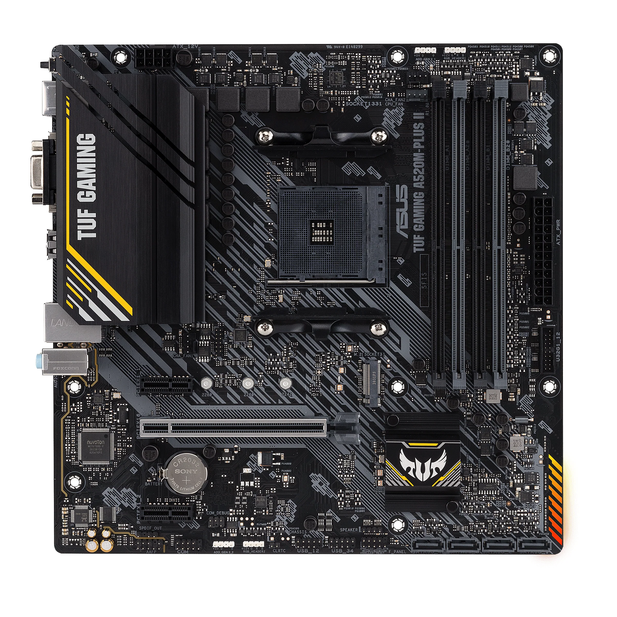 ASUS TUF GAMING A520M-PLUS II (mATX. A520. AM4)