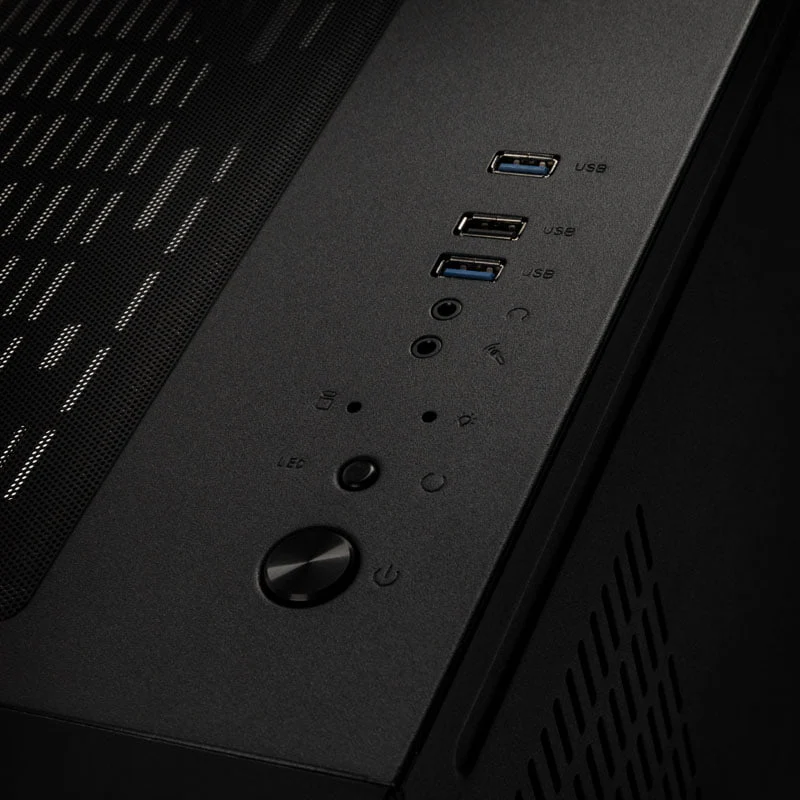 Kolink Unity Code X Midi-Tower ARGB-Gaming-Gehäuse– schwarzes Fenster