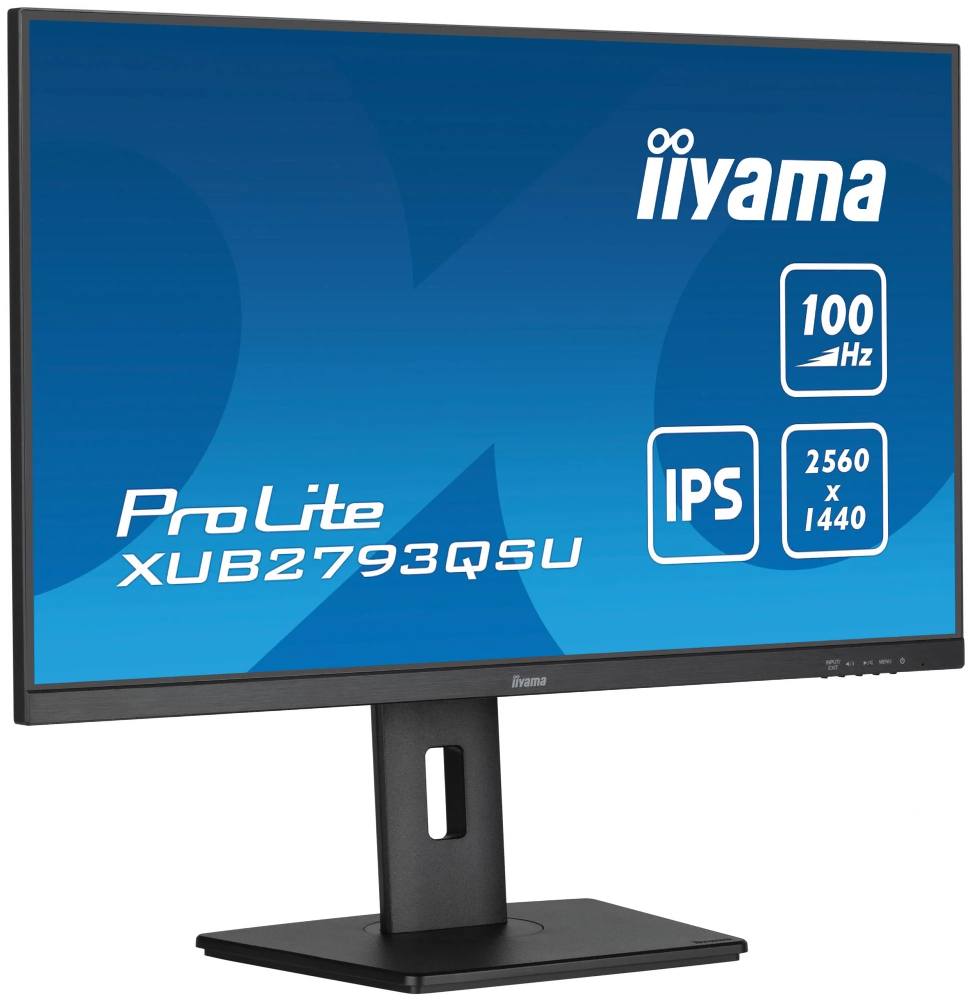iiyama ProLite XUB2793QSU-B6 27 2560 x 1440 (2K) HDMI DisplayPort 100Hz Pivot Skærm