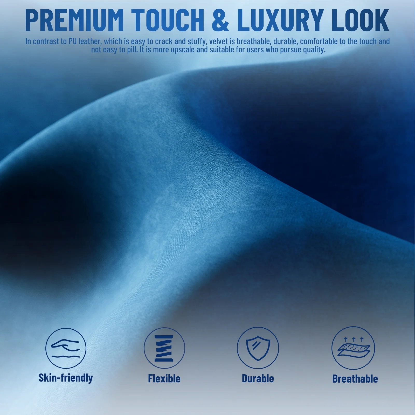 SOONTRANS Gaming Chair for Adults, Velvet Fabric High Back Comfortable Video Game Chair with Footrest and Massage Lumbar Cushion, Racing Computer Desk Chair, Ergonomic Gamer Chair, Black/Grey