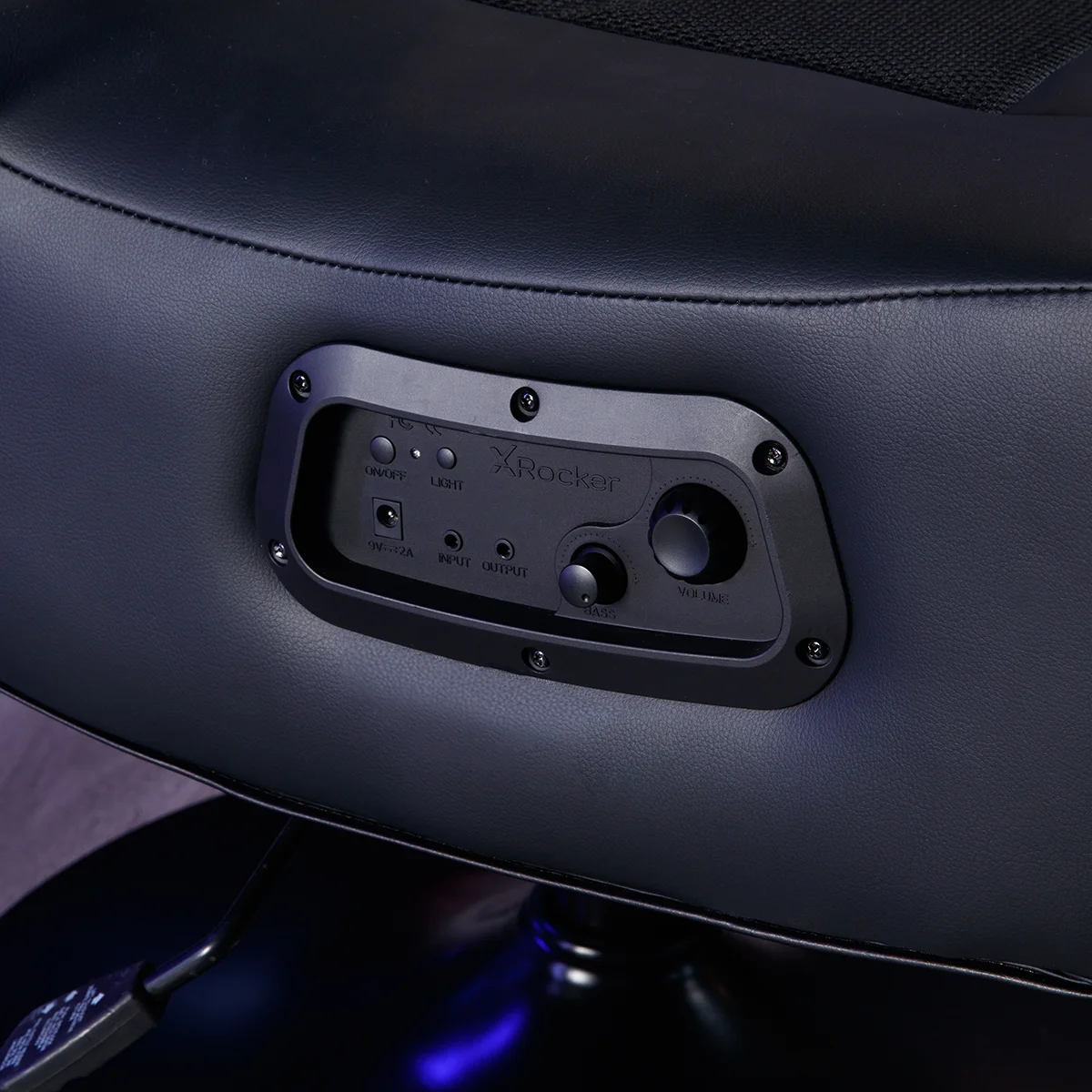 X Rocker Nemesis RGB Pedestal Gaming Chair, Black