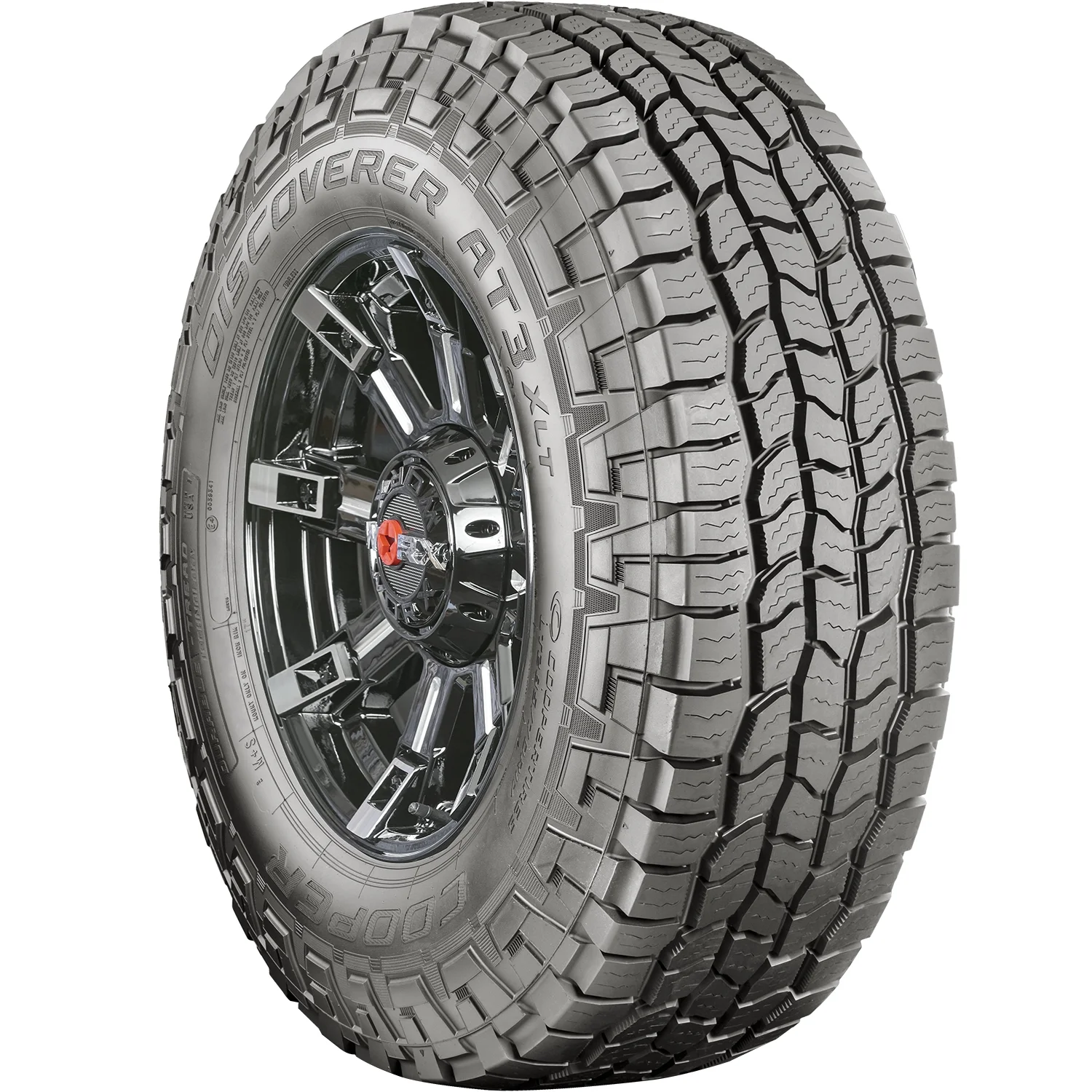 Set of 4 (FOUR) Cooper Discoverer AT3 XLT LT 275/65R20 Load E (10 Ply) AT A/T All Terrain Tires Fits: 2020-23 GMC Sierra 2500 HD AT4, 2011-22 Ford F-250 Super Duty Lariat